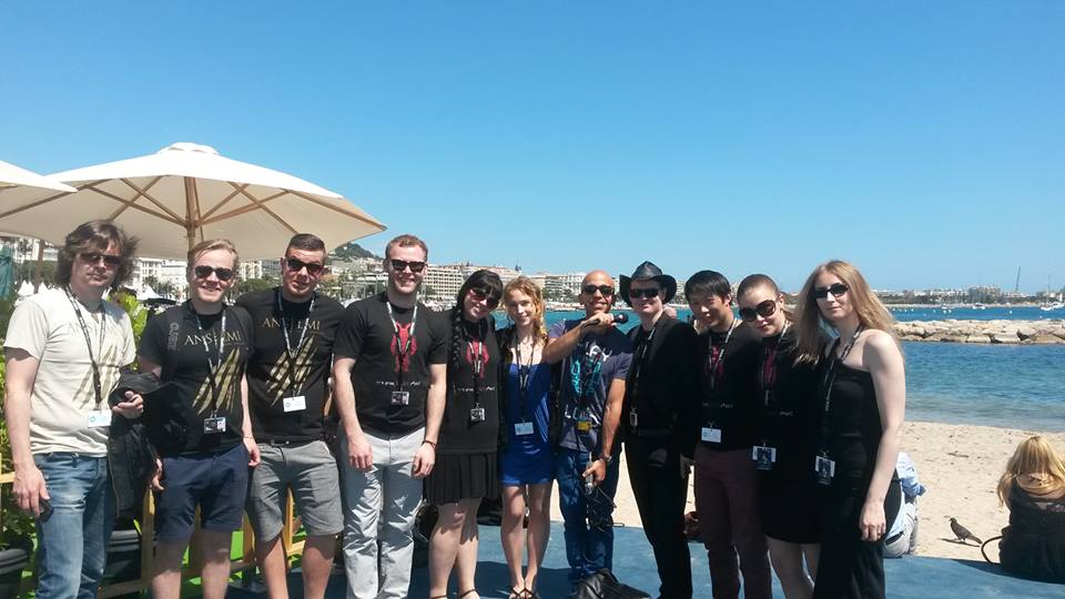 Bunny the Killer Thing and Anselm The Young Werewolf representing at Cannes Film Festival (2014)