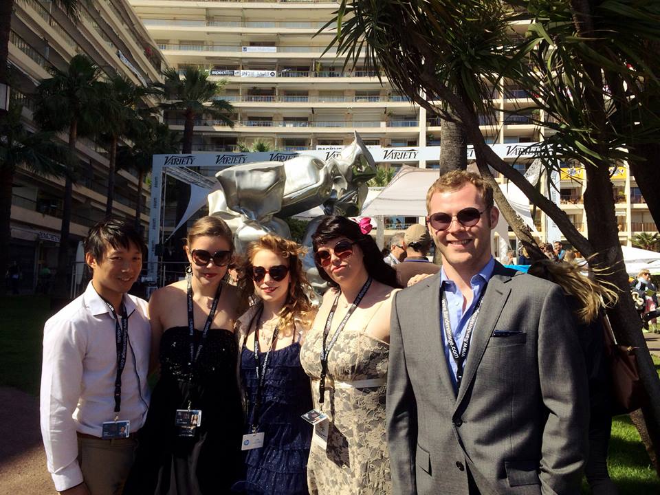 Vincent Tsang, Veera W. Vilo, Enni Ojutkangas, Katja Jaskari and Roope Olenius at Cannes Film Festival (2014)