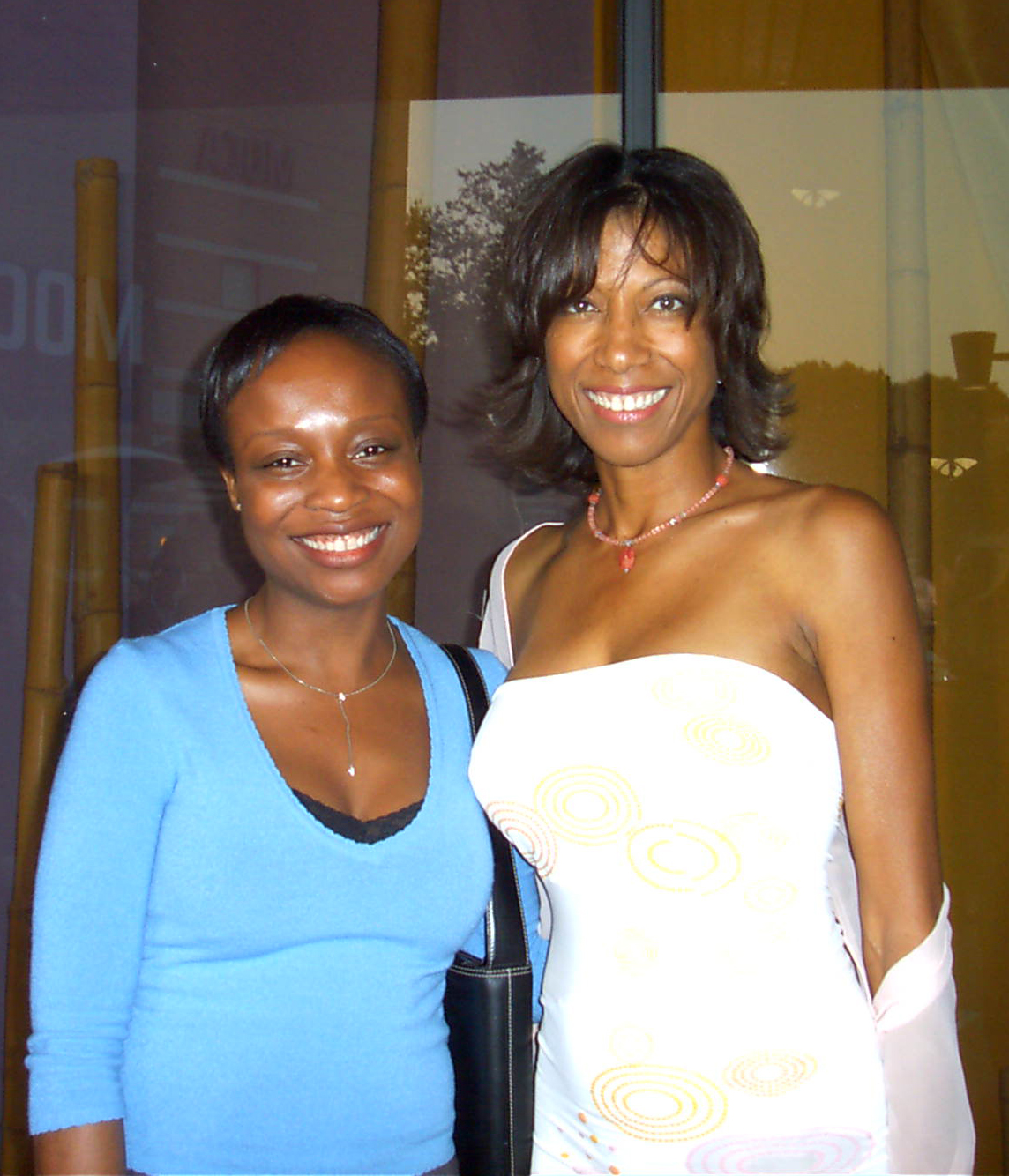 Gwendolyn Oliver and Nne Ebong at The Last Ride Premiere