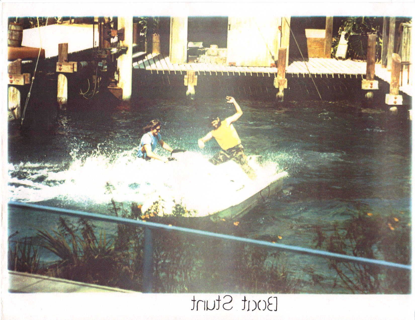 Randall portraying a smuggler in The Miami Vice Action Spectacular Stunt Show at Universal Studios Hollywood.