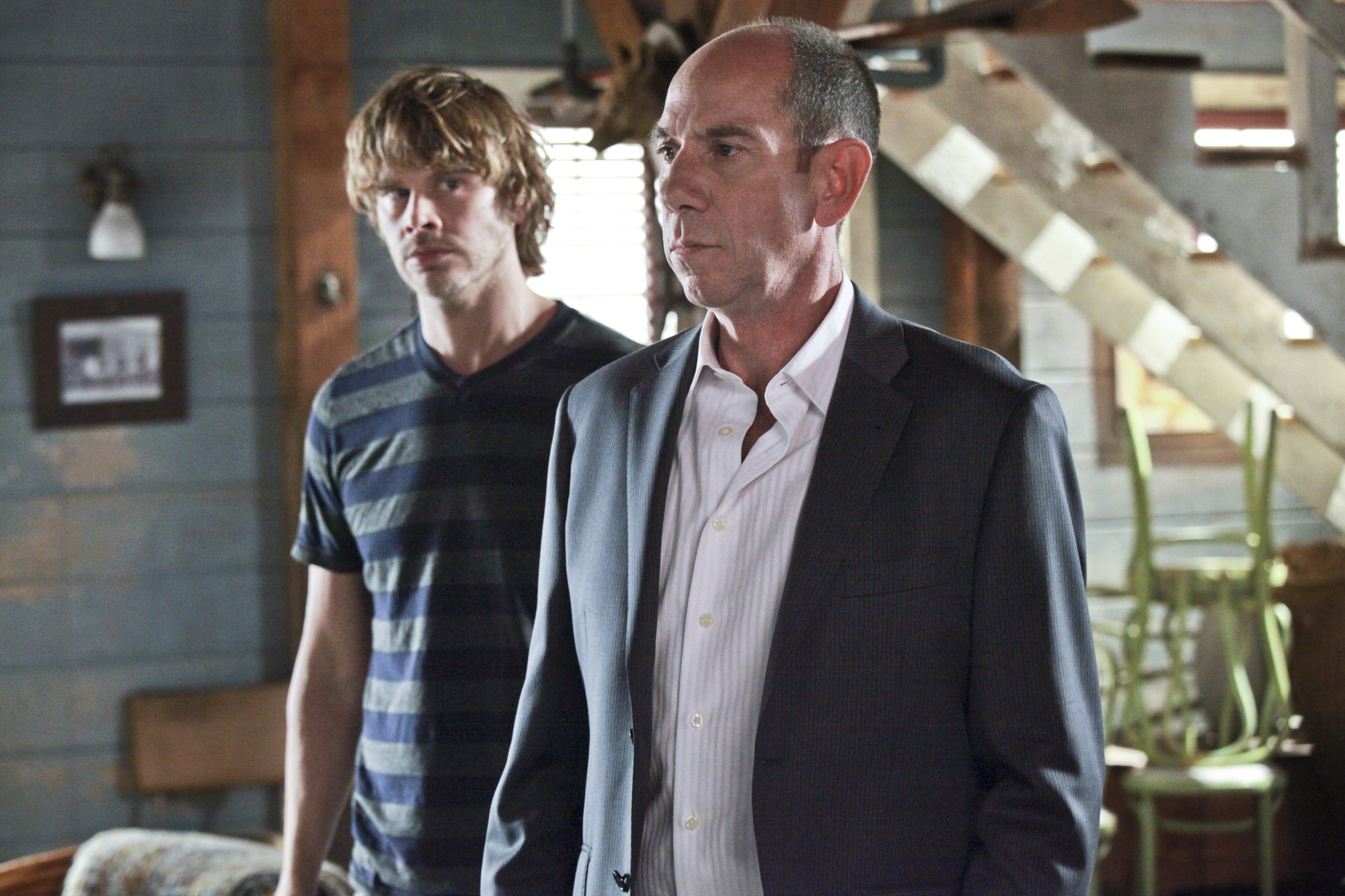 Still of Miguel Ferrer and Eric Christian Olsen in NCIS: Los Angeles (2009)