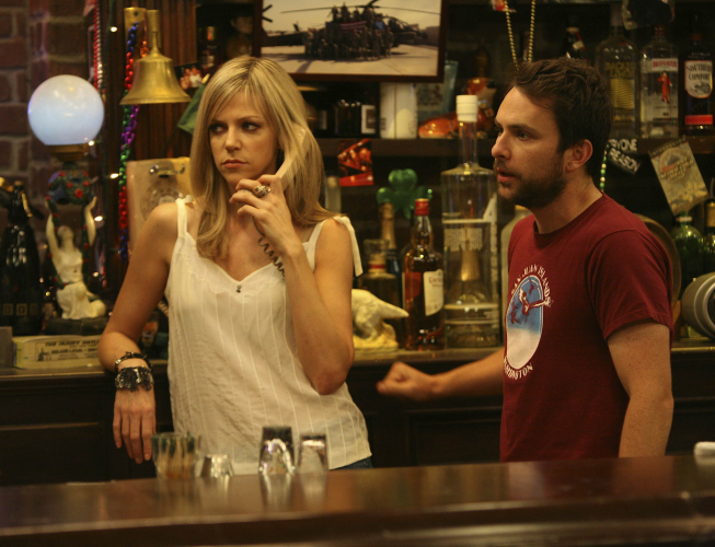 Still of Charlie Day and Kaitlin Olson in It's Always Sunny in Philadelphia: Frank's Pretty Woman (2011)