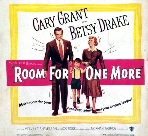Cary Grant, Betsy Drake and Larry Olsen in Room for One More (1952)