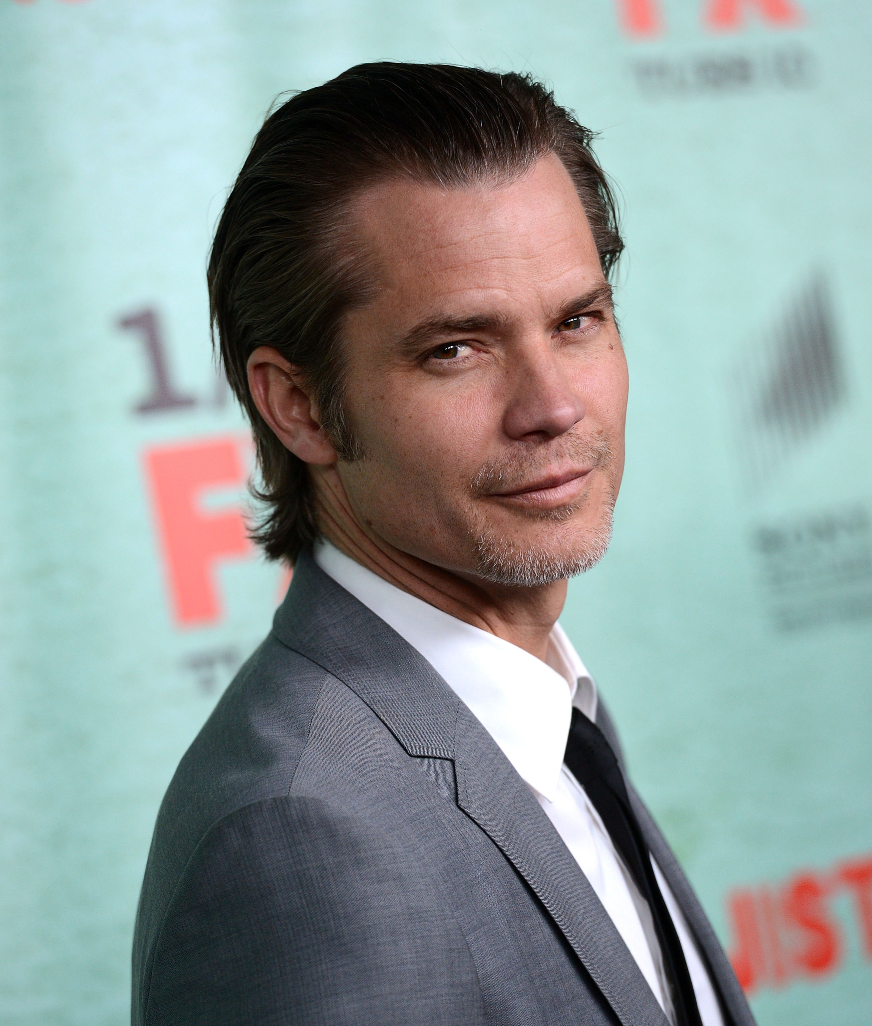 Timothy Olyphant attends the Premiere Of FX's 