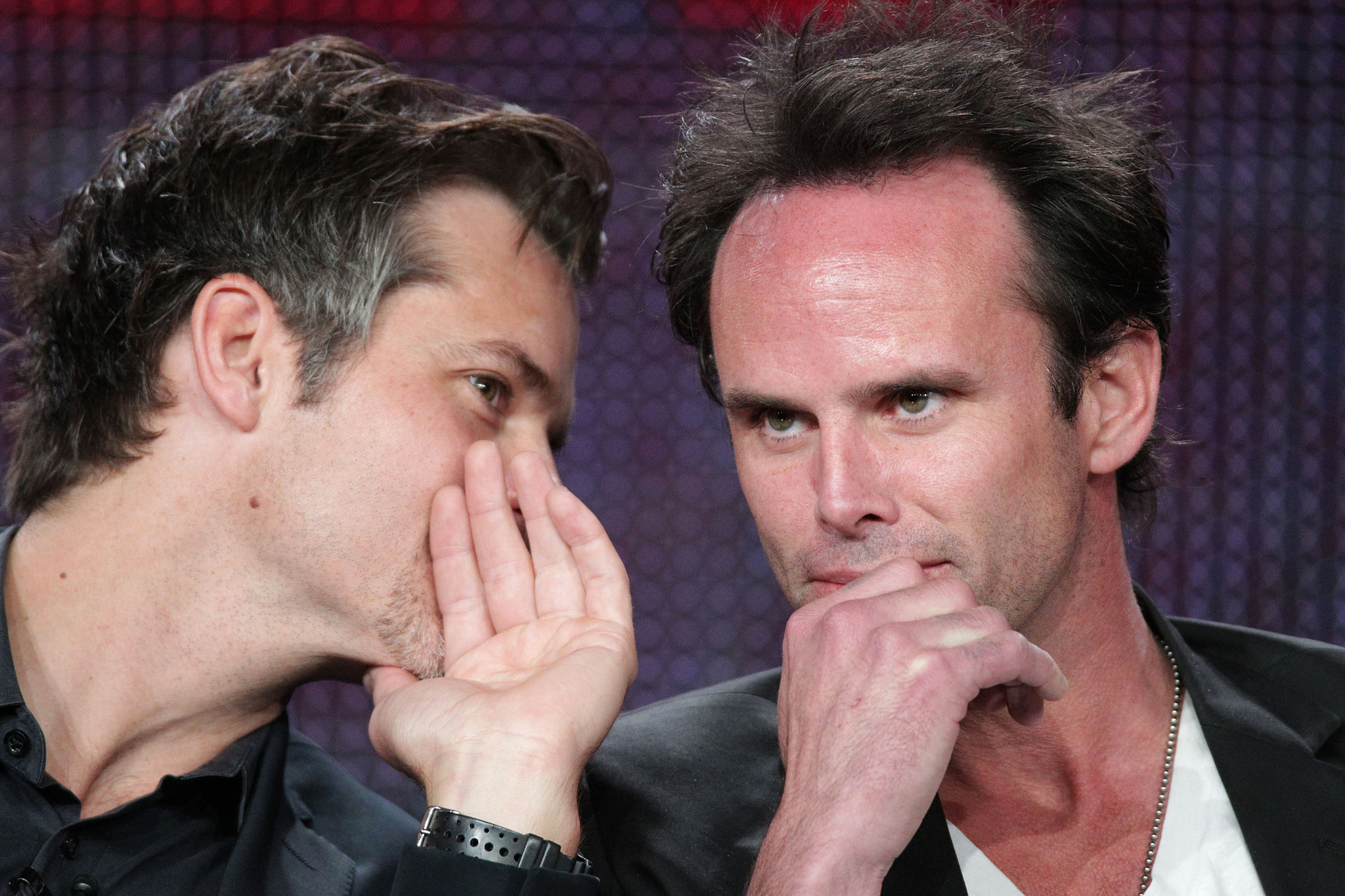 Walton Goggins and Timothy Olyphant