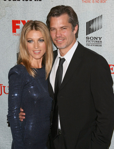Timothy Olyphant and Natalie Zea