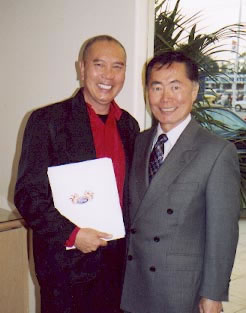 Jack Ong with George Takei