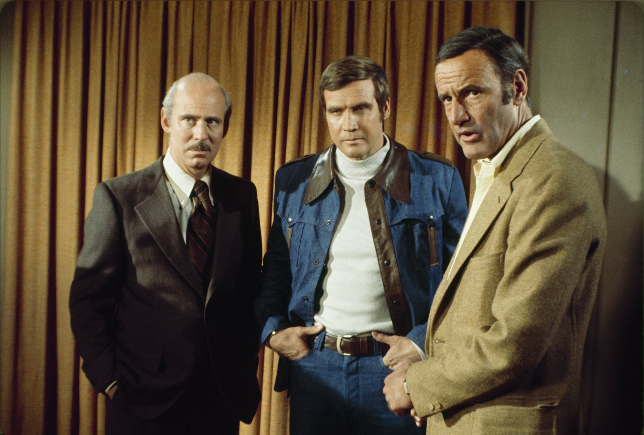 Still of Lee Majors, Richard Anderson and Alan Oppenheimer in The Six Million Dollar Man (1974)