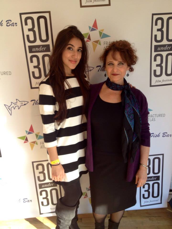 Marilyn Oran with Sana Qazi at the TriBeCa Film Festival 30 Under 30 screening of The Big House