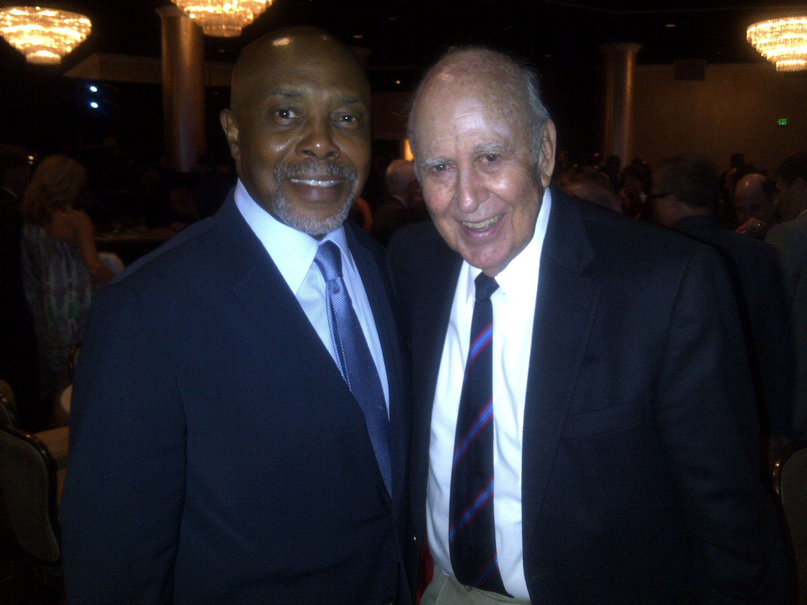 Roscoe Orman and Carl Reiner