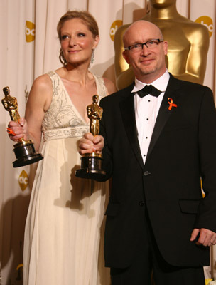 Alex Gibney and Eva Orner at event of The 80th Annual Academy Awards (2008)