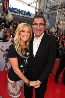 Kenny Ortega and Ashley Tisdale at event of This Is It (2009)