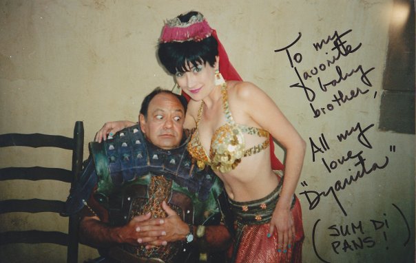 Cheech Marin with Dyana Ortelli as Gaga
