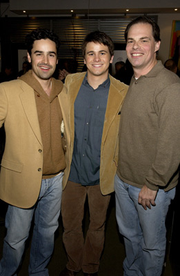 Jesse Bradford, Tom Ortenberg and Jason Ritter at event of Happy Endings (2005)