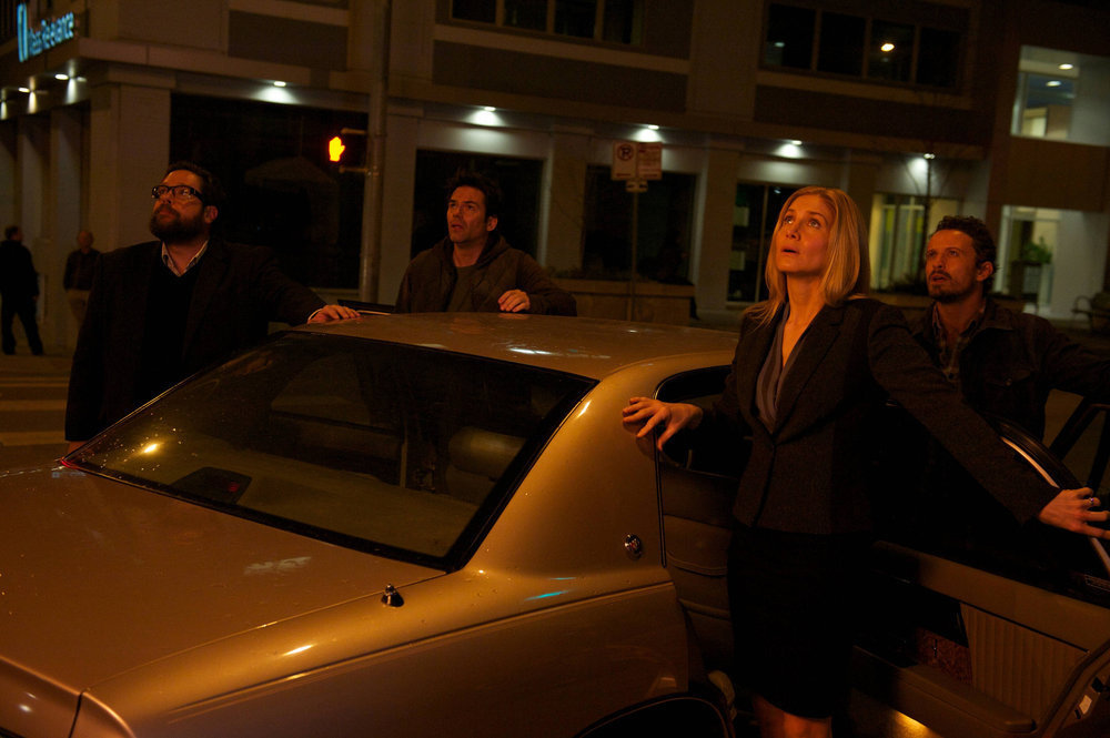 Still of Billy Burke, Elizabeth Mitchell, Zak Orth and David Lyons in Revolution (2012)