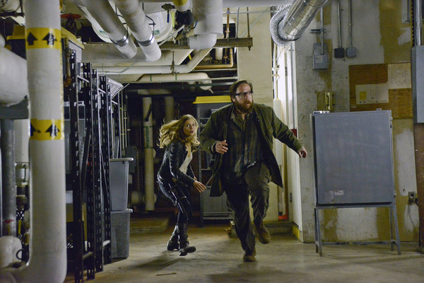 Still of Zak Orth and Tracy Spiridakos in Revolution (2012)