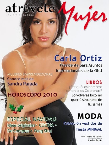 Carla Ortiz for Atrevete Mujer