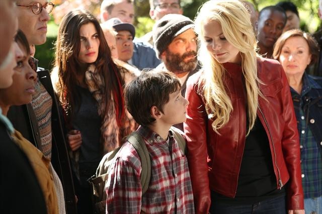 Still of Mig Macario, Lee Arenberg, Jennifer Morrison, Meghan Ory, Raphael Sbarge and Jared Gilmore in Once Upon a Time (2011)