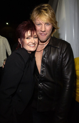 Jon Bon Jovi and Sharon Osbourne