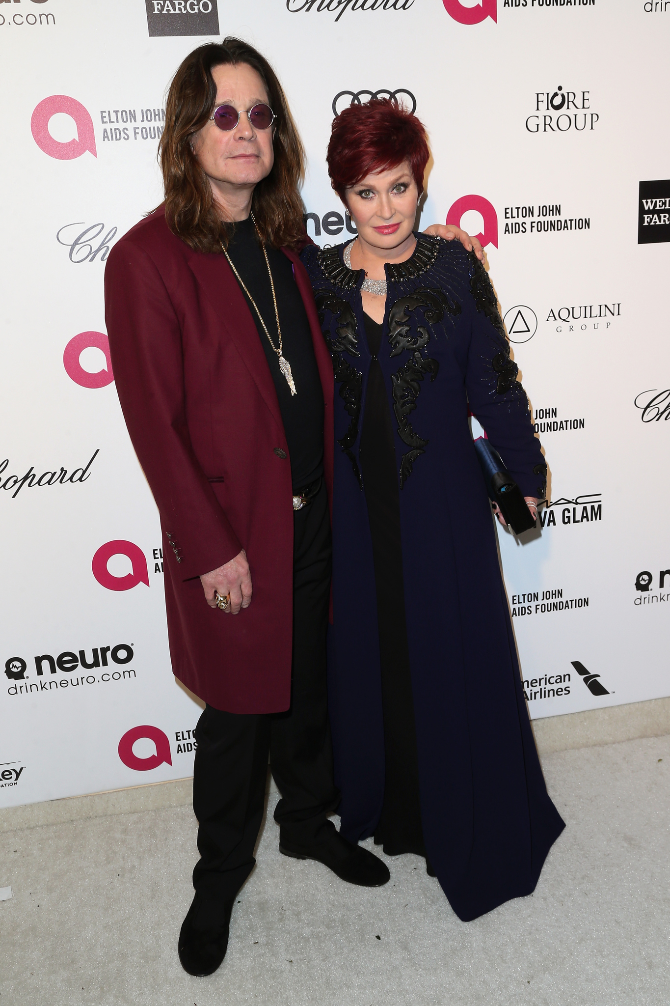 Ozzy Osbourne and Sharon Osbourne at event of The Oscars (2015)