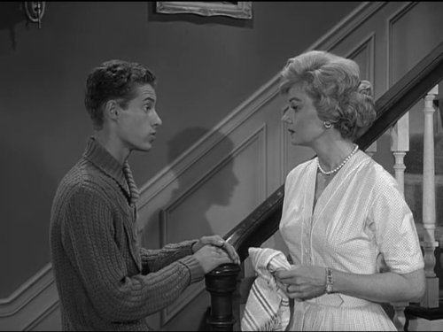 Still of Barbara Billingsley and Ken Osmond in Leave It to Beaver (1957)