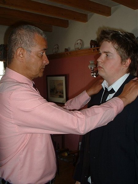 Tony Osoba as Archie Richmond and Richard Jobling as Vic Tanner in 'Tanner'