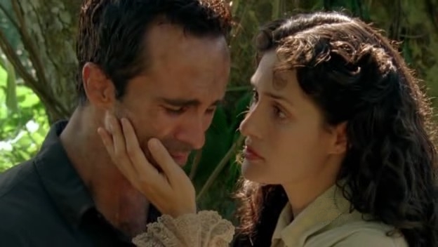 Still of Nestor Carbonell and Mirelly Taylor in Lost.