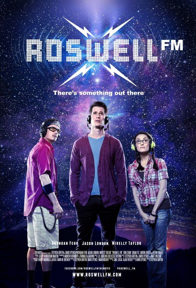 Roswell FM poster with Jason Lonson, Brendan Fehr, and Mirelly Taylor