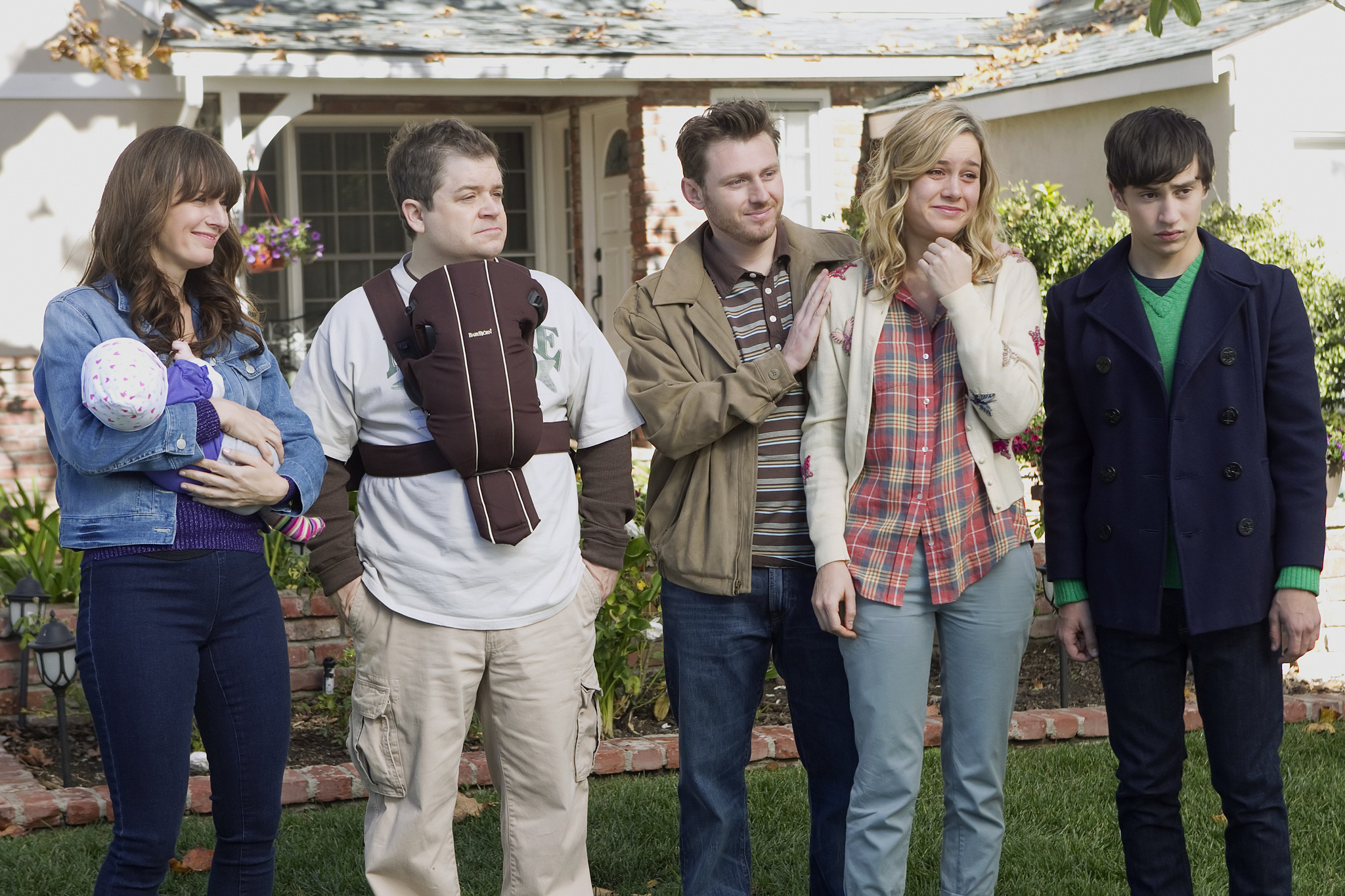 Still of Brie Larson, Patton Oswalt, Keir O'Donnell, Keir Gilchrist and Rosemarie DeWitt in United States of Tara (2009)