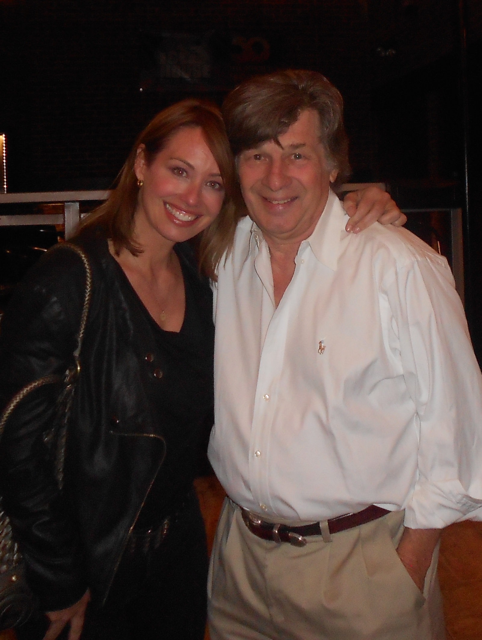 Elise Ballard and John Otrin at the Ice House Comedy Club.2011