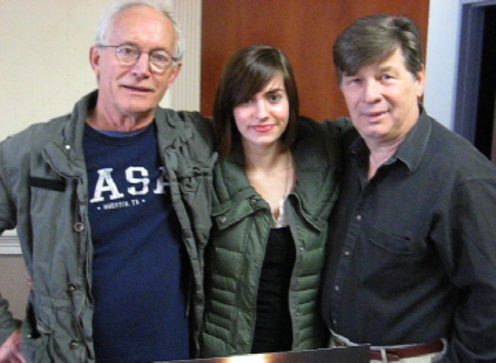 Lance Henriksen, and his daugther Sage Ariel, and John Otrin at 