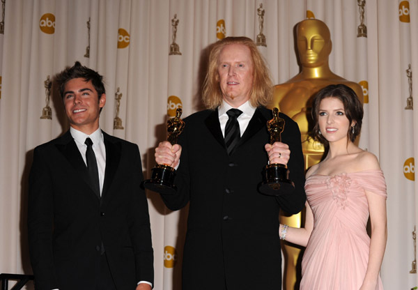 Anna Kendrick, Paul N.J. Ottosson and Zac Efron at event of The 82nd Annual Academy Awards (2010)