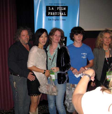 Betty Ouyang with co-stars: Oscar Winner Melissa Leo (