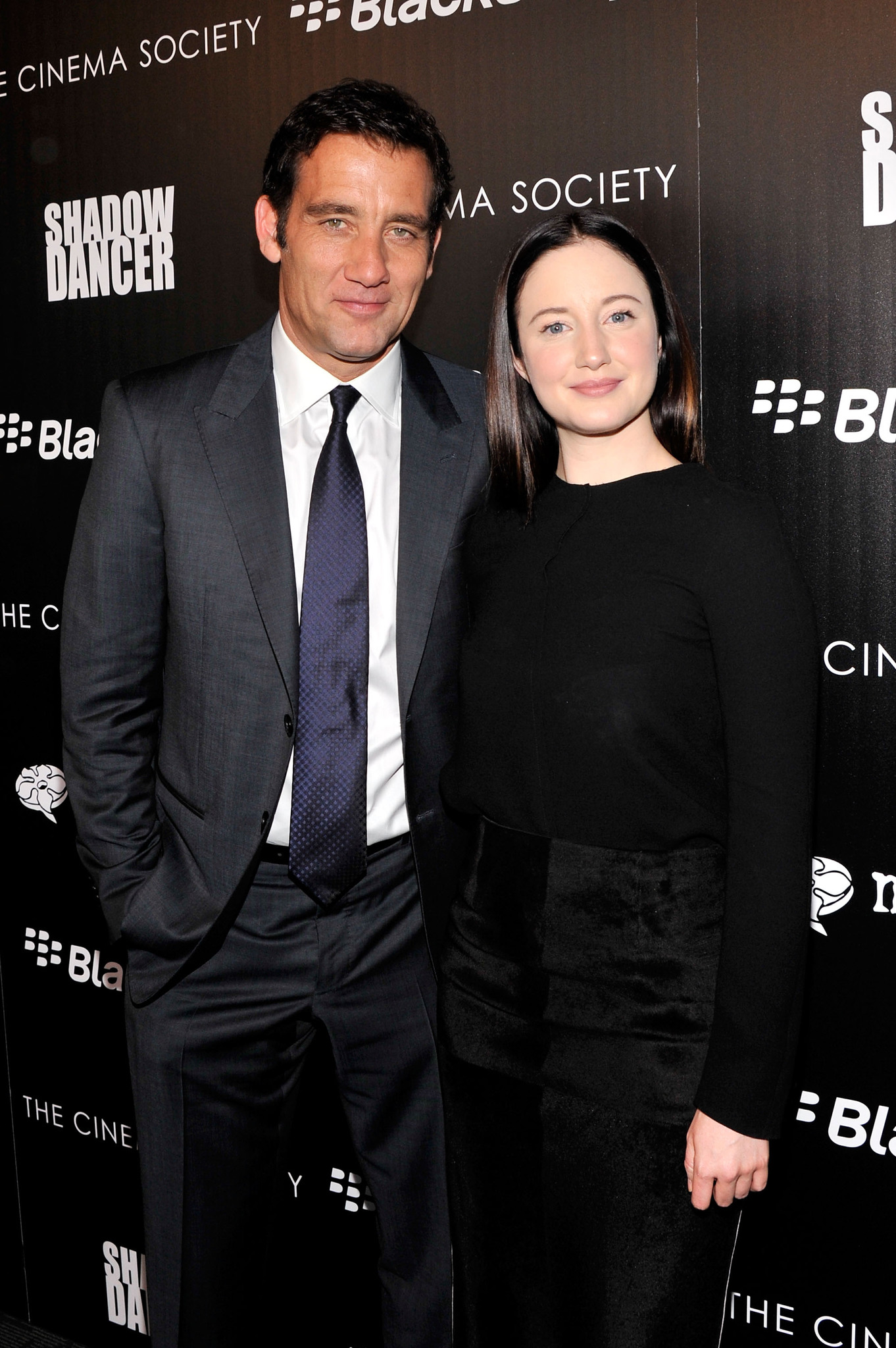 Clive Owen and Andrea Riseborough at event of Shadow Dancer (2012)