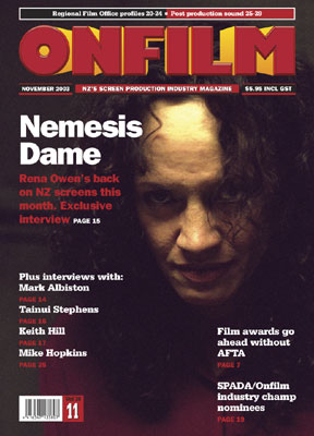 Emily in Nemesis Game on On Film Magazine Cover
