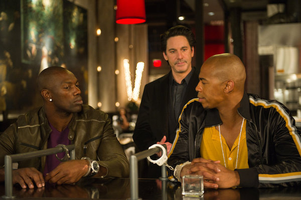 Still of Scott Cohen, Terrell Owens and Mehcad Brooks in Necessary Roughness (2011)