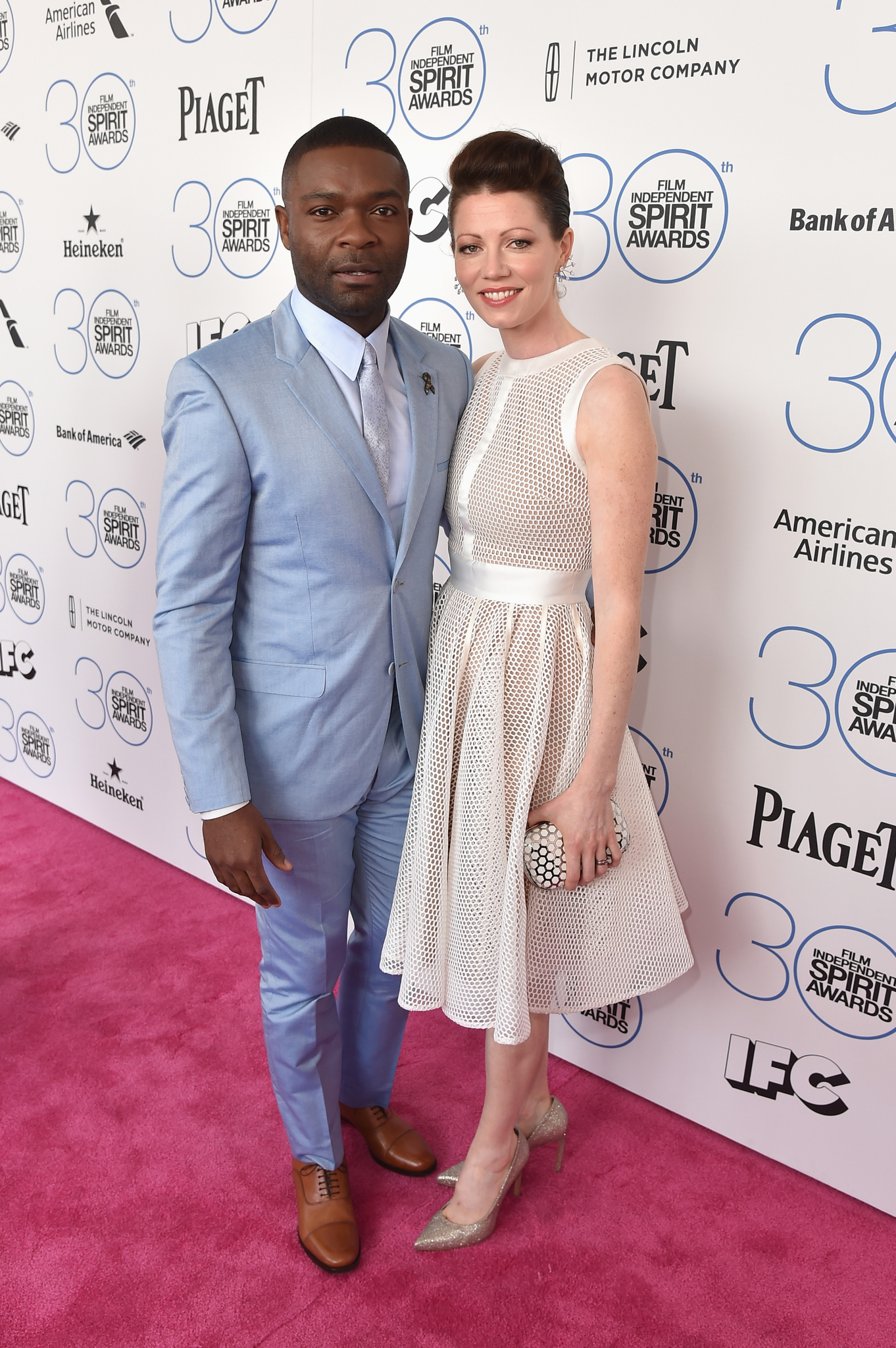 David Oyelowo and Jessica Oyelowo at event of 30th Annual Film Independent Spirit Awards (2015)