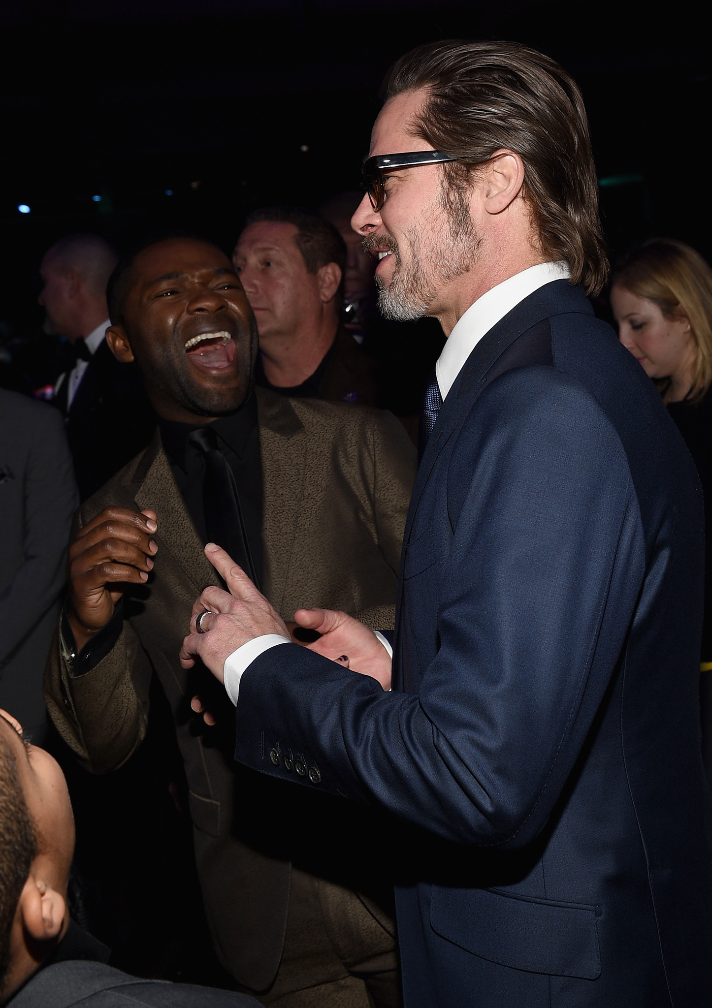 Brad Pitt and David Oyelowo