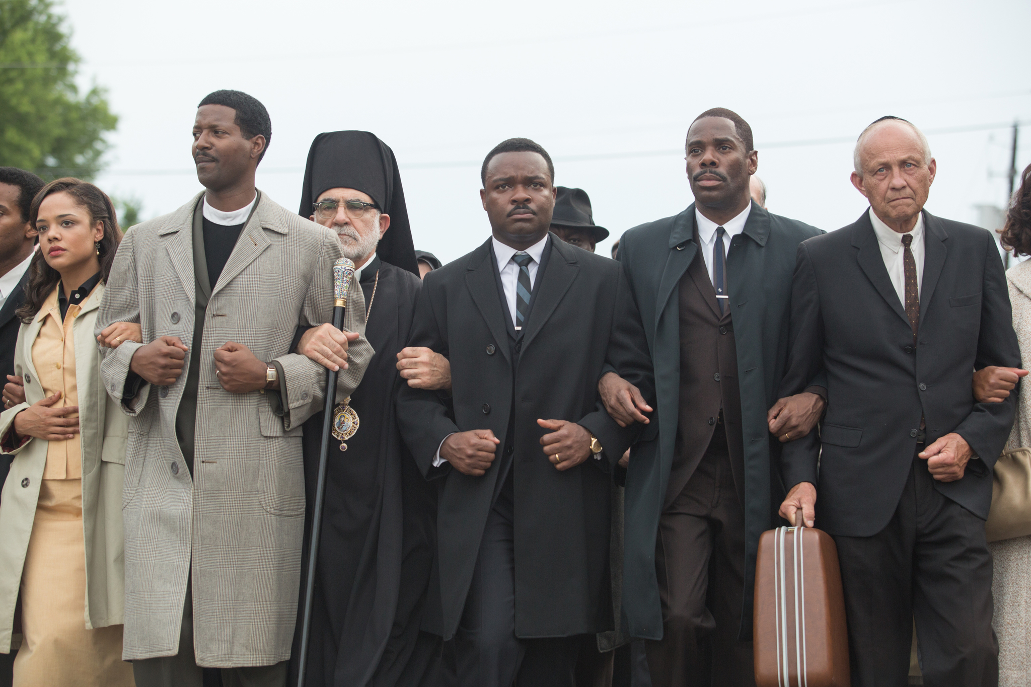 Still of Ralph Abernathy, Colman Domingo, David Oyelowo, Corey Reynolds, Tessa Thompson and C.T. Vivian in Selma (2014)