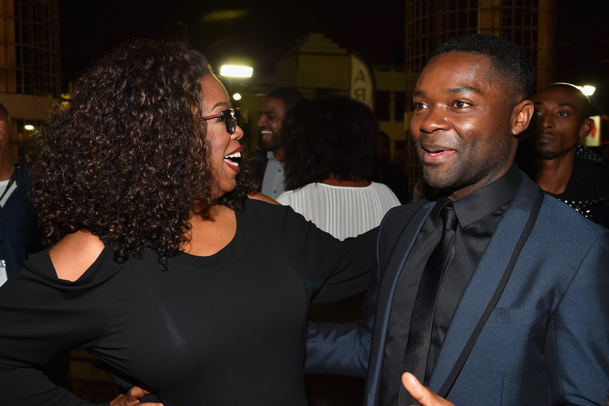 Oprah Winfrey and David Oyelowo at event of Selma (2014)