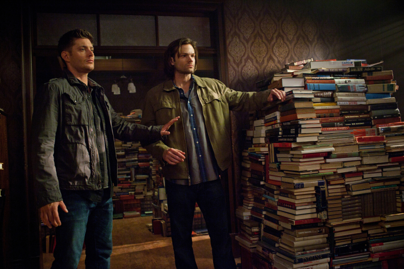 Still of Jensen Ackles and Jared Padalecki in Supernatural (2005)