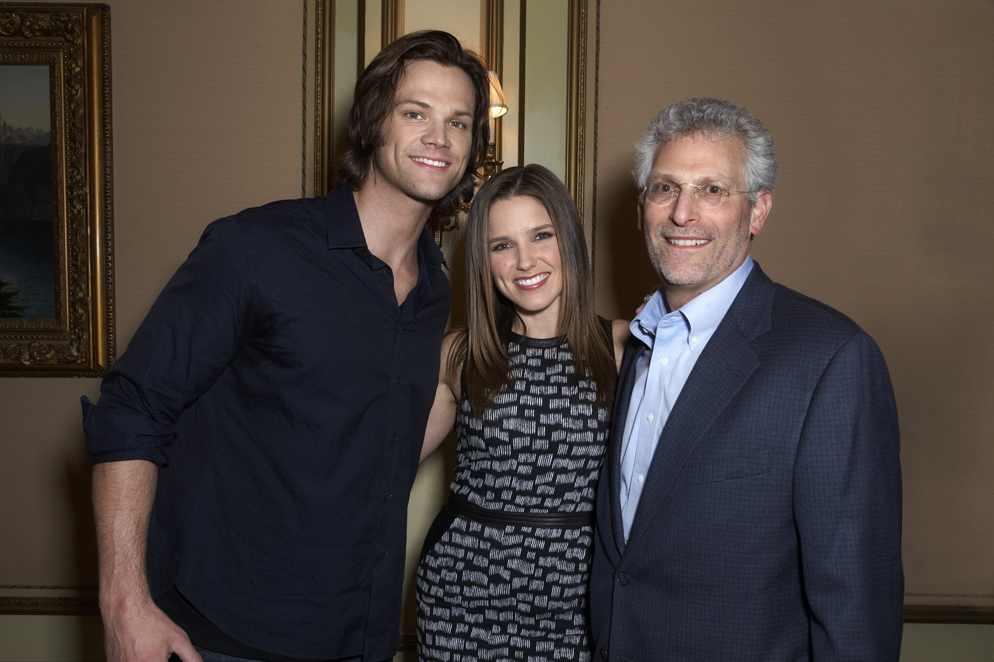 Sophia Bush, Jared Padalecki and Mark Pedowitz