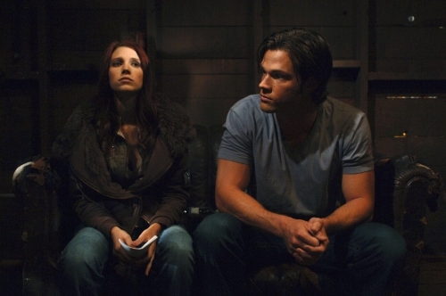 Still of Jared Padalecki and Julie McNiven in Supernatural (2005)