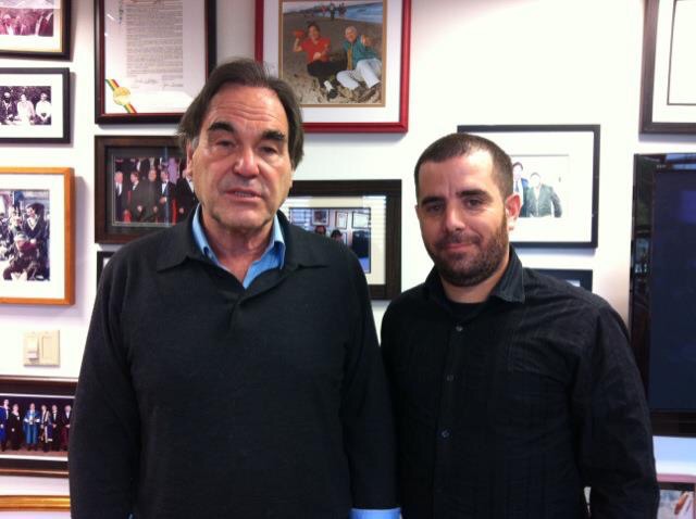 With Oliver Stone