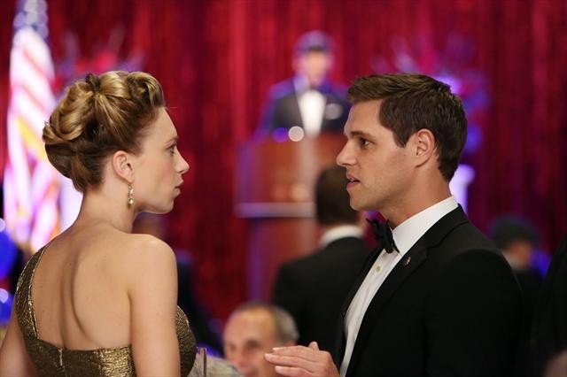 Still of Sam Page and Kelsey Crane in Scandal (2012)