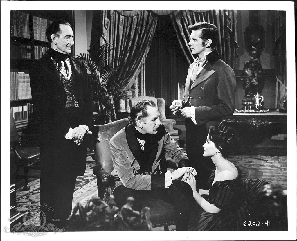 Still of Vincent Price, Basil Rathbone and Debra Paget in Tales of Terror (1962)