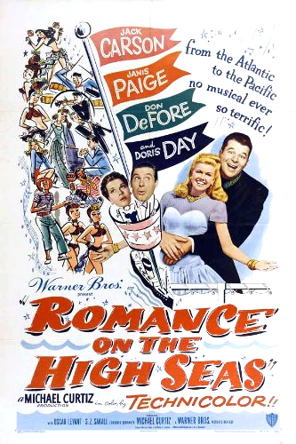 Doris Day, Jack Carson, Don DeFore and Janis Paige in Romance on the High Seas (1948)