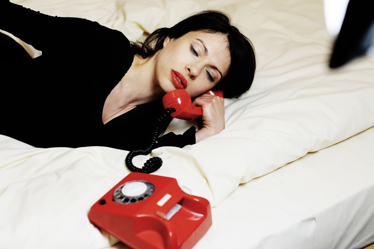 The Girl with the red Phone