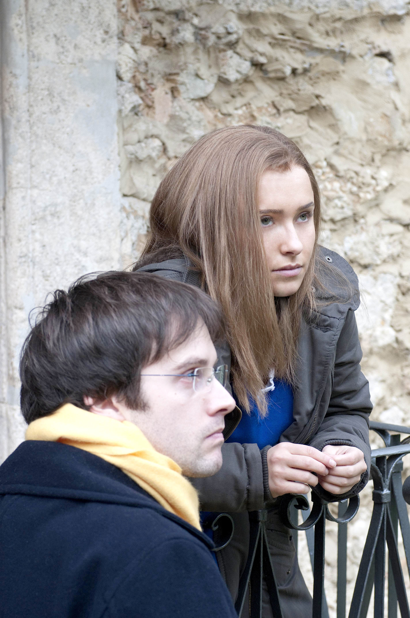 Still of Hayden Panettiere and Paolo Romio in Amanda Knox: Murder on Trial in Italy (2011)