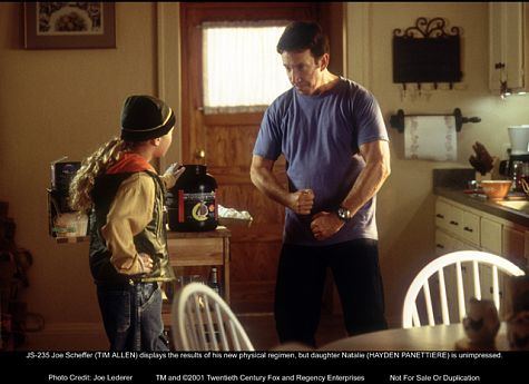 Still of Tim Allen and Hayden Panettiere in Joe Somebody (2001)